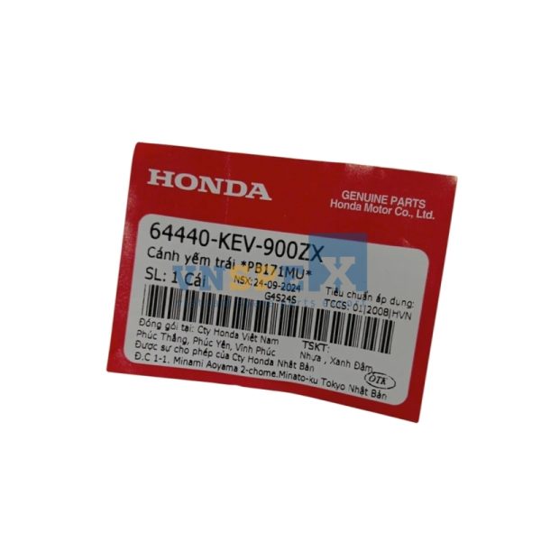 Cánh yếm trái *PB171MU* HONDA WAVE (Mã: 64440KEV900ZX) - Hình ảnh 3