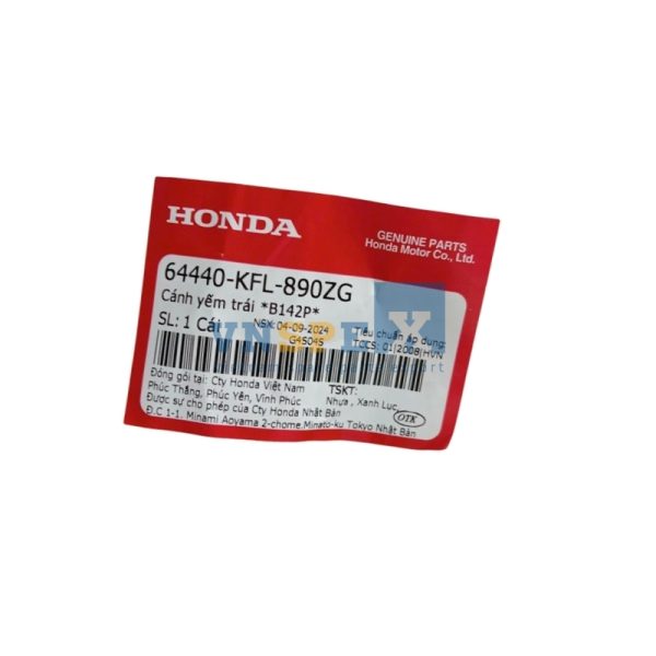 Cánh yếm trái *B142P* HONDA FUTURE (Mã: 64440KFL890ZG) - Hình ảnh 3