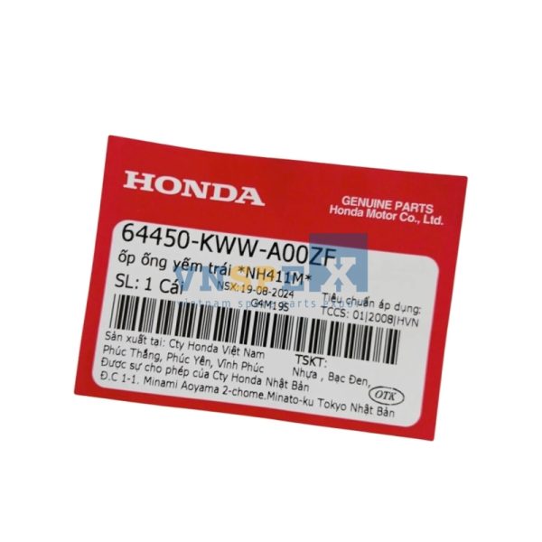 ốp ống yếm trái *NH411M* HONDA WAVE (Mã: 64450KWWA00ZF) - Hình ảnh 3