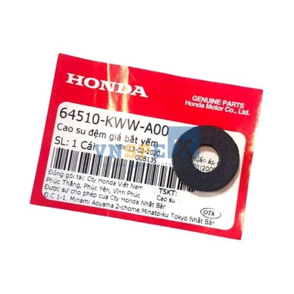 Cao su đệm giá bắt yếm HONDA WAVE (Mã: 64510KWWA00)