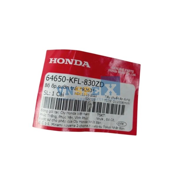 Bộ ốp sườn trái *R263* HONDA FUTURE (Mã: 64650KFL830ZD) - Hình ảnh 3