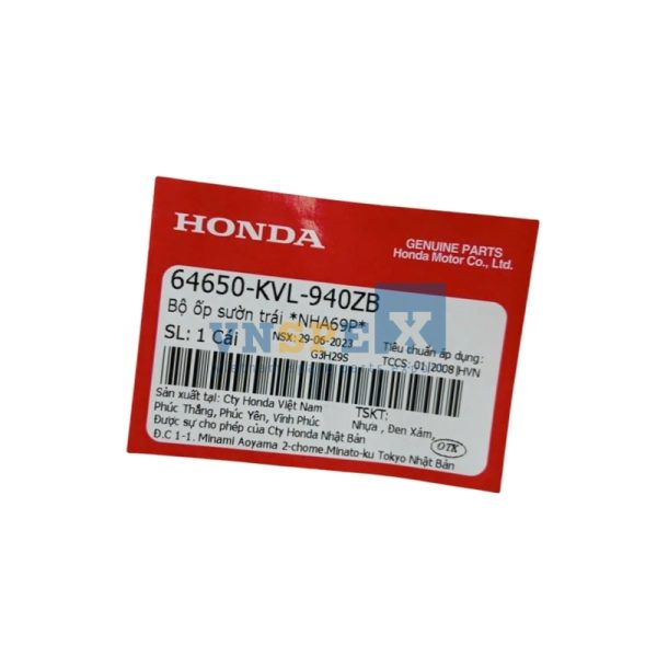 Bộ ốp sườn trái *NHA69P* HONDA FUTURE (Mã: 64650KVL940ZB) - Hình ảnh 3