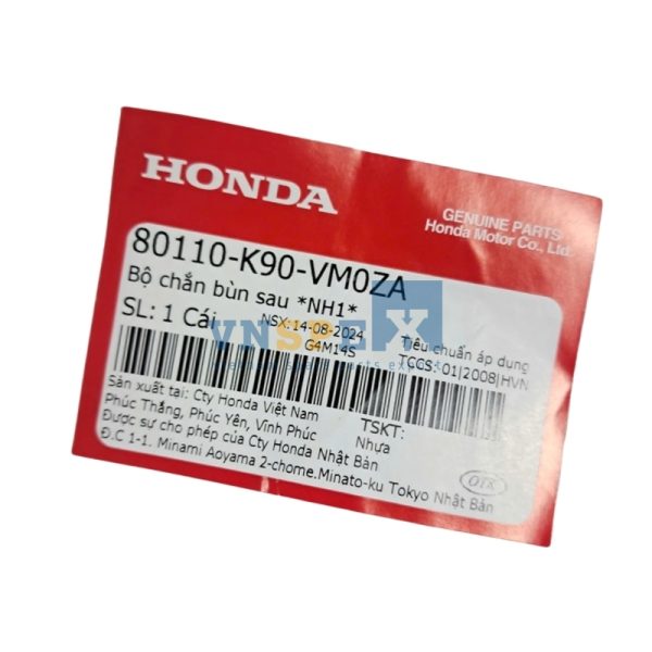 Bộ chắn bùn sau *NH1* HONDA WAVE (Mã: 80110K90VM0ZA) - Hình ảnh 3