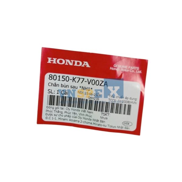 Chắn bùn sau *NH1* HONDA SH (Mã: 80150K77V00ZA) - Hình ảnh 3