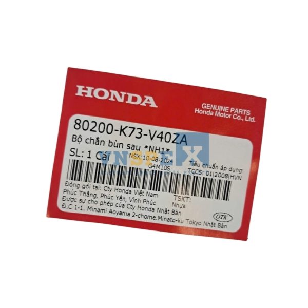 Bộ chắn bùn sau *NH1* HONDA FUTURE (Mã: 80200K73V40ZA) - Hình ảnh 3