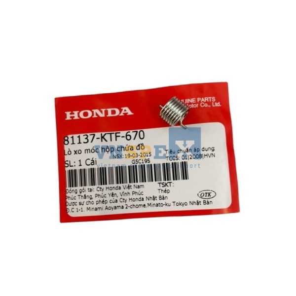 Lò xo móc hộp chứa đồ HONDA (Mã: 81137KTF670)