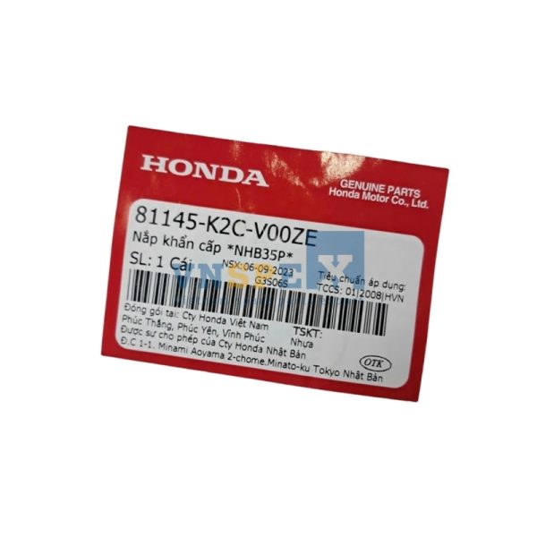 Nắp khẩn cấp *NHB35P* HONDA VISION (Mã: 81145K2CV00ZE) - Hình ảnh 3