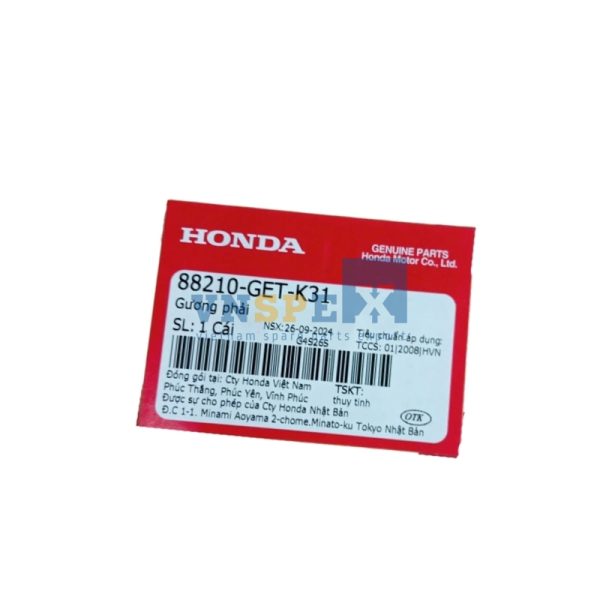 Gương phải HONDA SH MODE (Mã: 88210GETK31) - Hình ảnh 3