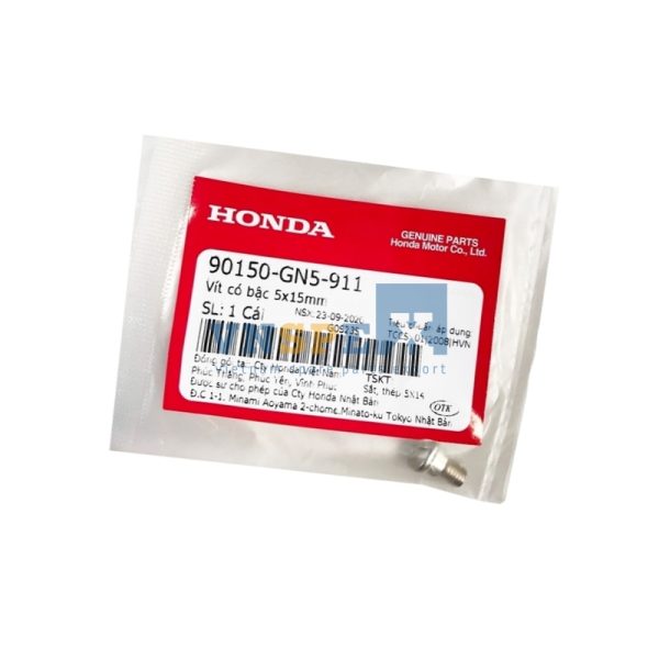 Vít có bậc 5x15mm HONDA DREAM (Mã: 90150GN5911)