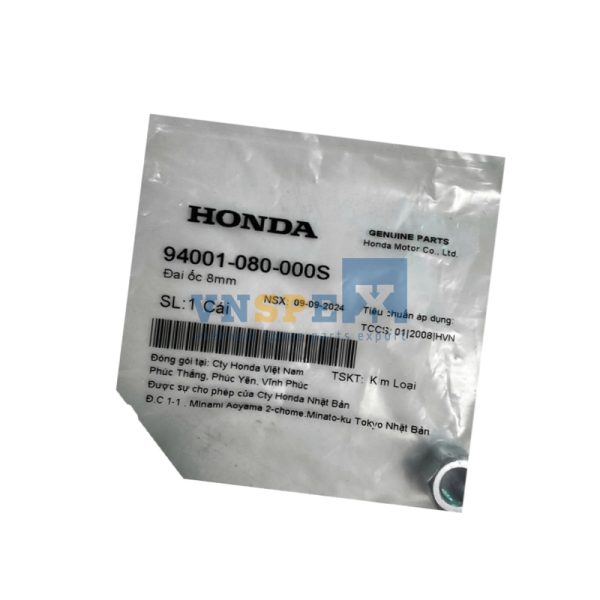 Đai ốc 8mm HONDA CUB-C70,DREAM,FUTURE,WAVE, BLADE (Mã: 94001080000S) - Hình ảnh 3