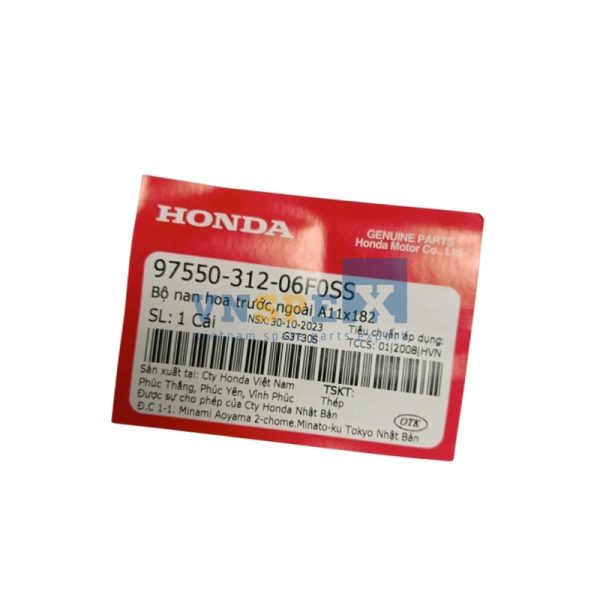 Bộ nan hoa trước,ngoài A11x182 HONDA (Mã: 9755031206F0SS) - Hình ảnh 3