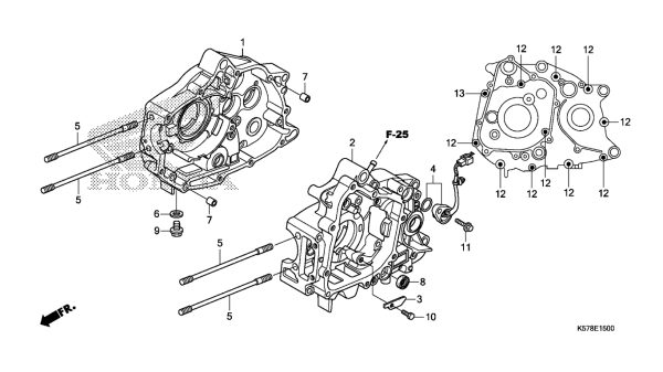 E15 | LỐC MÁY | BLADE 110 (CATALOGUE PHỤ TÙNG)