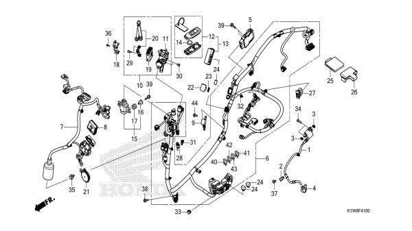 F-41 | BÓ DÂY(SH350AN/ASN) | SH 350 (2023) (CATALOGUE PHỤ TÙNG)